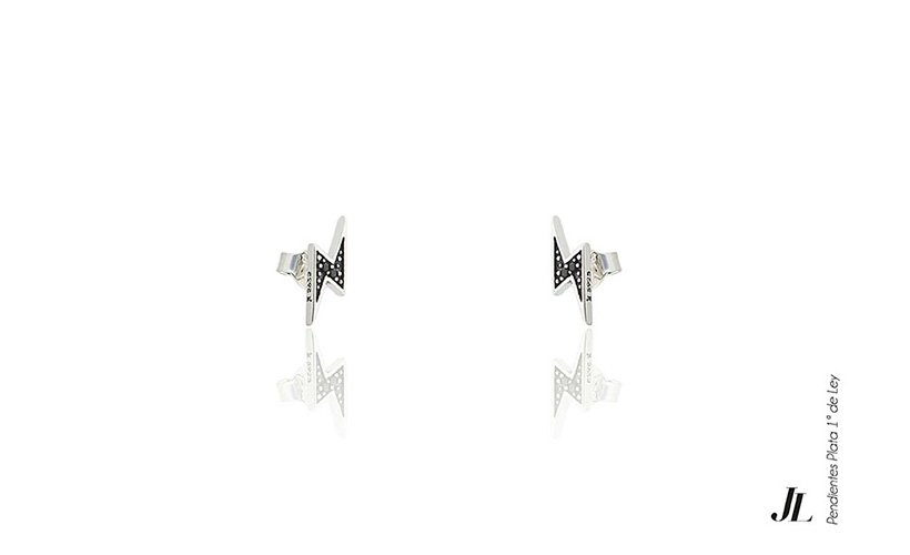 Pendientes plata primera ley.