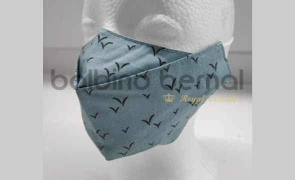 Mascarilla 3D pájaros
