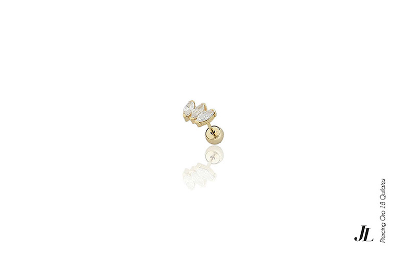 Piercing oreja oro 18 quilates