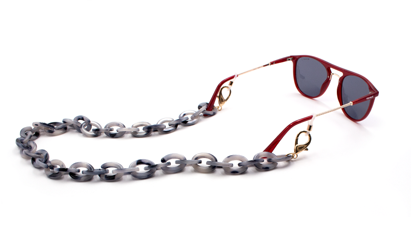 Cadena para gafas Stone Black Grey