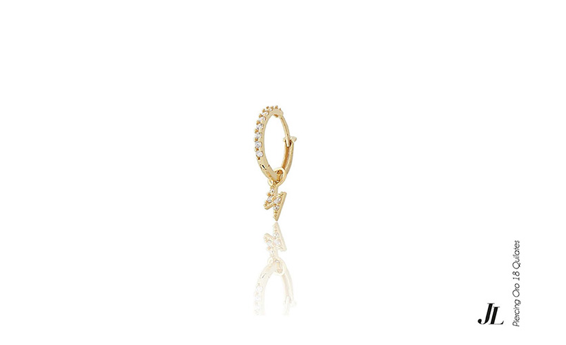 Piercing oreja oro 18 quilates