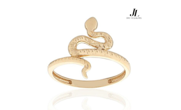 Sortija de Oro con forma de Serpiente